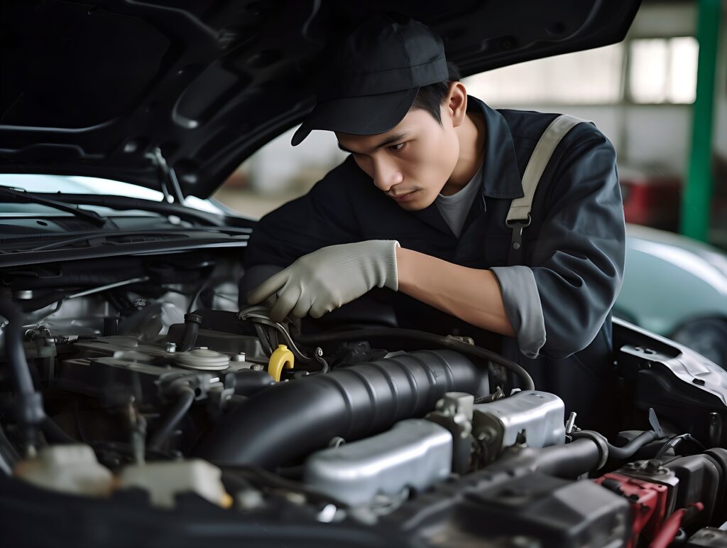 car inspection and troubleshooting